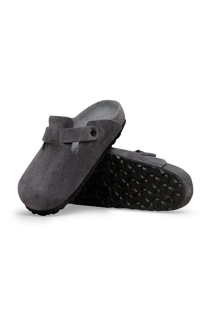 Birkenstock Boston EXQ LEVE Flip-flops Flat heeled Men's suede