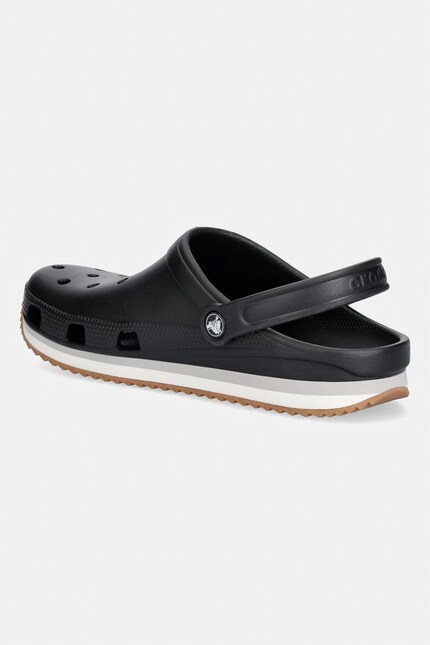 CRONOSxOLYMPIA STRINGER【BLACK】S Crocs шльопанці Classic Retro Runner Clog чорні 212831 | ANSWEAR.ua