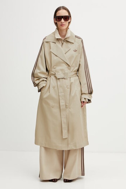 adidas Originals Trench coat Women's beige KD3734 at PRM US