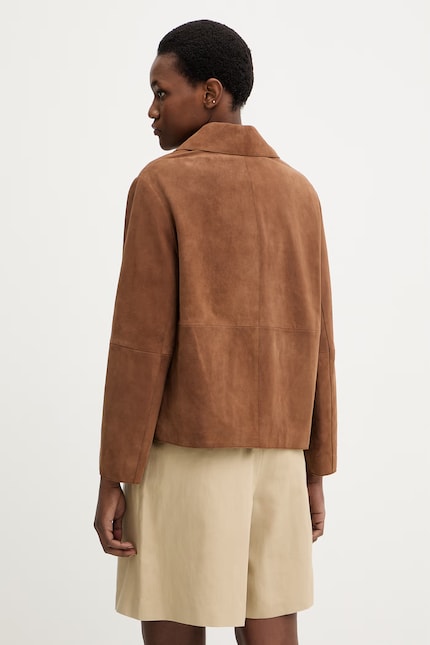 Замшевая куртка Weekend Max Mara PALCHI цвет коричневый