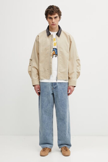 adidas Originals Men's cotton jacket beige KD0584 at PRM US