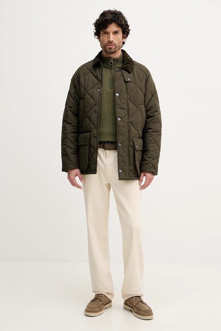 間*い様 Barbour オリーブグリーンジャケット Куртка Barbour цвет зелёный демисезонная MQU1860 | ANSWEAR.ua