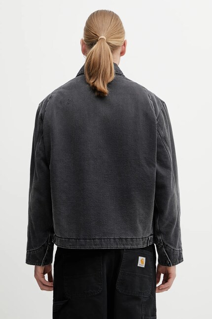 Carhartt WIP cotton jacket OG Detroit Jacket black color I036259