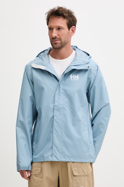 本物ベルテックス Helly Hansen треккинговая куртка мужская SEVEN голубая 62047