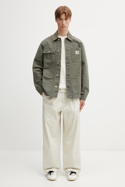 Carhartt WIP Michigan Coat jacket cotton Men's green I034787.3MA4O