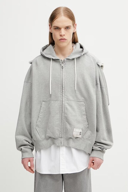 Maison MIHARA YASUHIRO zip-up hoodie cotton Men's PRM EU