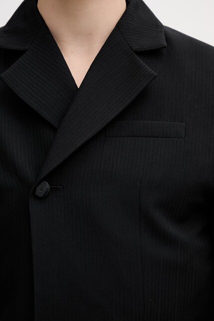 ADER ERROR WOOL CHESTER COAT BLACK サイズ3 Ader Error suit coat men's wool PRM EU