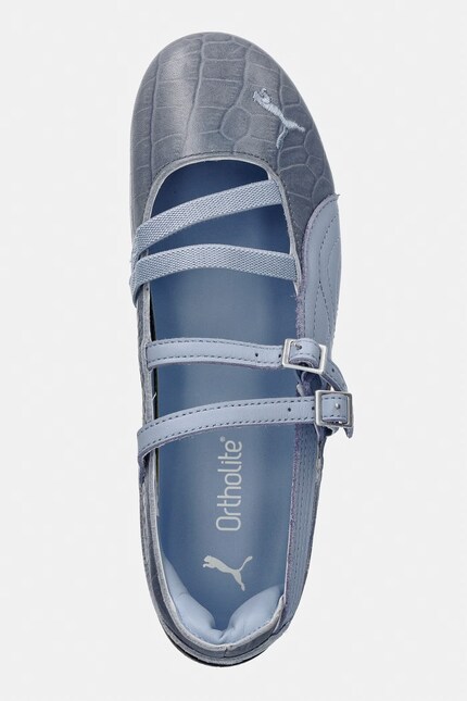 Puma Speedcat Ballet Croc балетки кожаные голубые 405327 на PRM