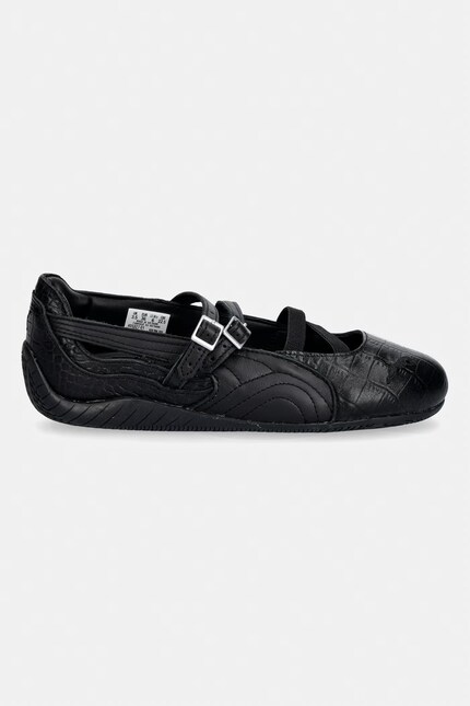 Puma Speedcat Ballet Croc leather ballerinas black 405327 at PRM US