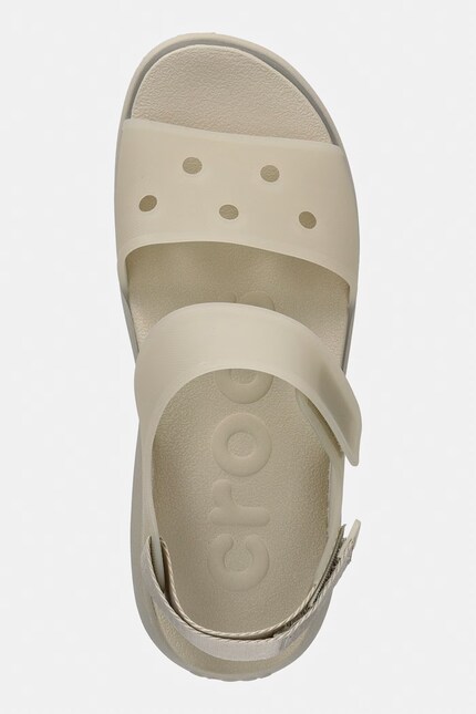 Crocs сандалии на платформе для женщин Soho Frosted Y Strap Sandal