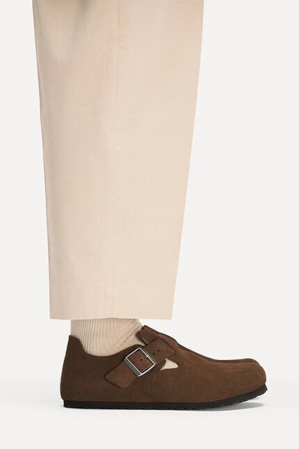 Birkenstock London Shoes Women's leather brown 1032084 at PRM US