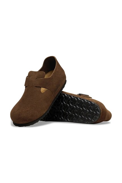 Birkenstock London Shoes Women's leather brown 1032084 at PRM US