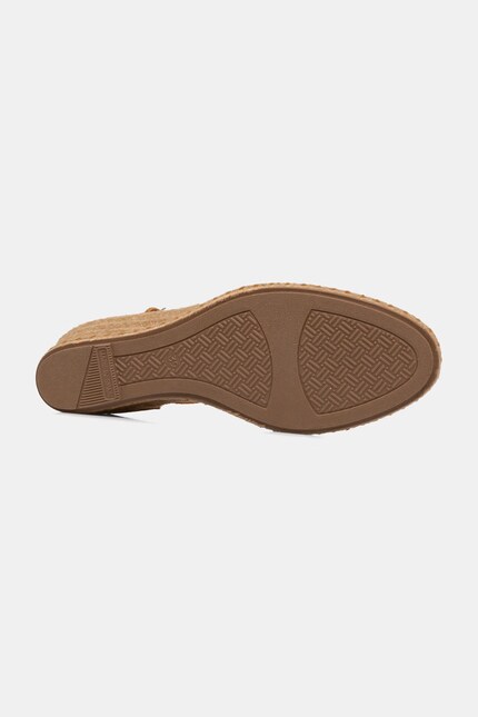 Verbenas espadrile wedges pentru femei, din piele întoarsă MALENA