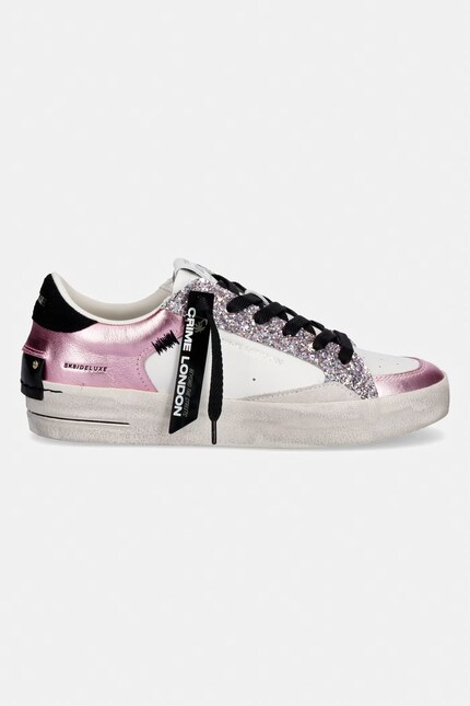 Crime London SK8 DELUXE кросівки жіночі шкіряні білі 25118II8