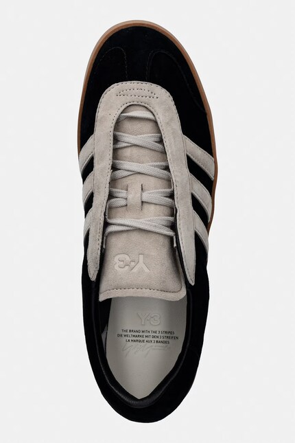 Y-3 suede sneakers GAZELLE black color KI4340 at PRM US