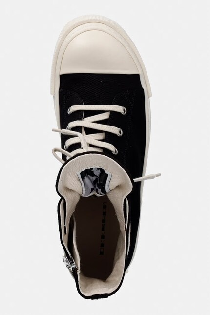 Rick Owens DRKSHDW Denim Sneakers Men's black high DU01F4800.DOEH2