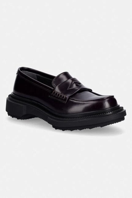 ADIEU leather loafers Type 218 violet color Type.218 at PRM US