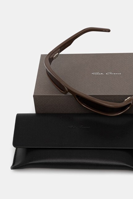 Rick Owens DRKSHDW sunglasses Fog brown color RG0000009.GBROWN at