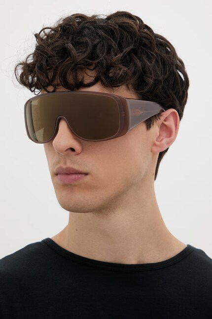 MM6 Maison Margiela MARGIELA MASK BROWN sunglasses brown IPFD at