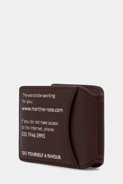 Martine Rose Oyster card holder leather PRM EU
