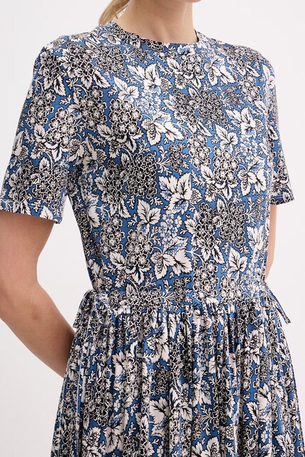Weekend Max Mara платье из хлопка FASCINO голубое 2615621012600