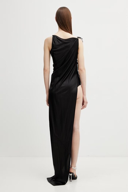 Rick Owens DRKSHDW Taco dress plain black DS01F4516.JL at PRM US