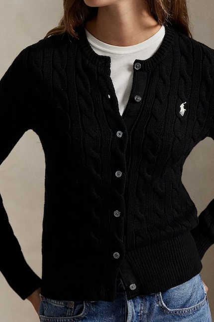 Polo Ralph Lauren cotton cardigan 32/2 COTTON black color Polo Ralph Lauren cotton cardigan 32/2 COTTON black color