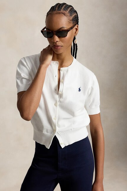 Polo Ralph Lauren PIMA COTTON-SWEATER-CARDIGAN cardigan cotton