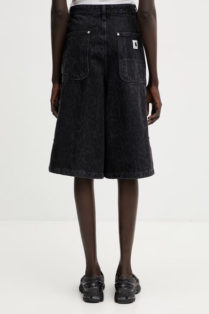 Carhartt WIP W' Snake Nixon Double Knee Short denim Women's black