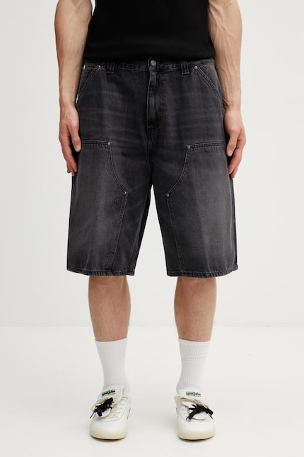 Carhartt WIP OG Aden Double Knee Short denim Men's black I036272