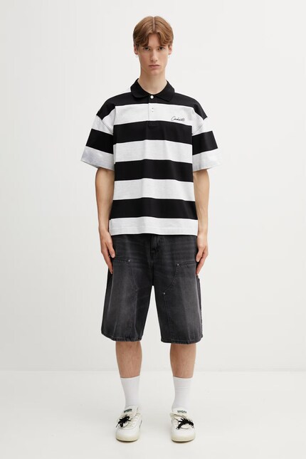 Carhartt WIP OG Aden Double Knee Short denim Men's black I036272