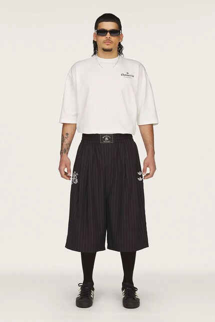 adidas Originals x Willy Chavarria men's shorts with merino wool