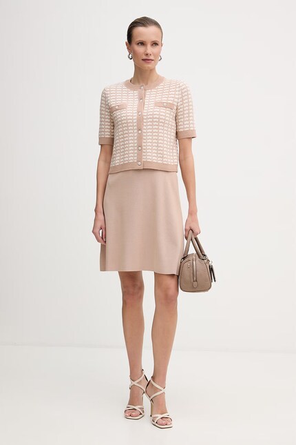 Guess geantă CRESIDIA culoarea bej, HWPD98 88080 | ANSWEAR.ro