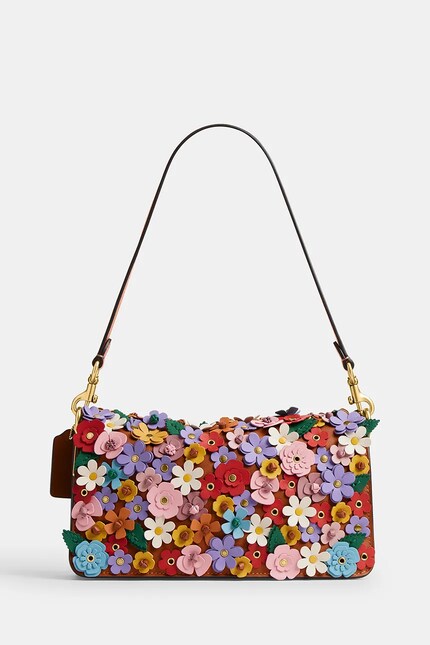 Coach geantă pentru femei, din piele Floral Applique Tabby 26