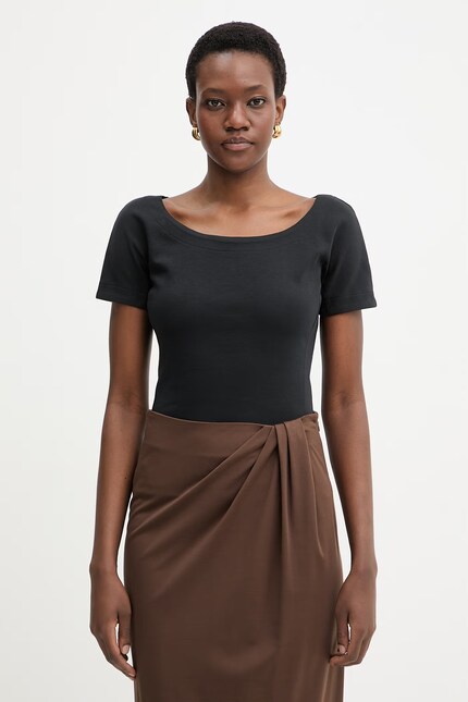 Weekend Max Mara футболка женская из хлопка MULTIG чёрная