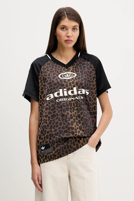 Футболка adidas Originals STN FBALL цвет коричневый KA2671