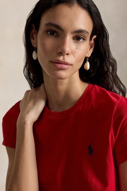 Polo Ralph Lauren t-shirt cotton Women's red 211B14605 at PRM US
