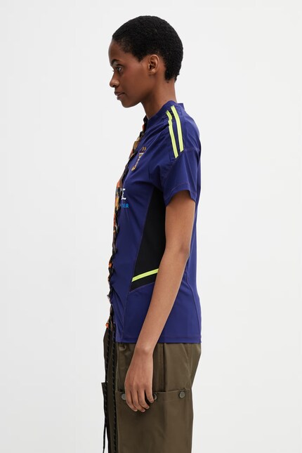 Martine Rose Lace up Football t-shirt women's orange 168JT16208 at