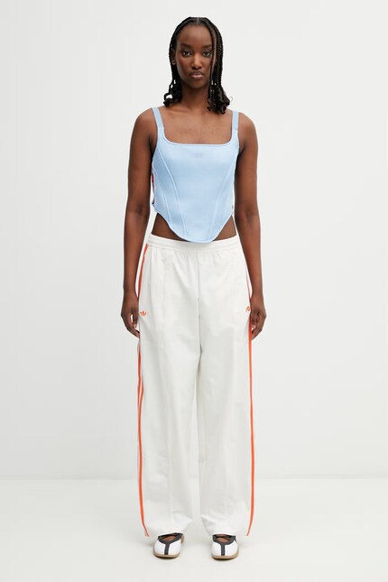 adidas Originals x MIAOU corset-style blouse Women's plain blue
