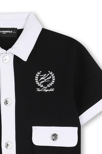 Детский кардиган Karl Lagerfeld цвет чёрный лёгкий Z31134 | ANSWEAR.ua