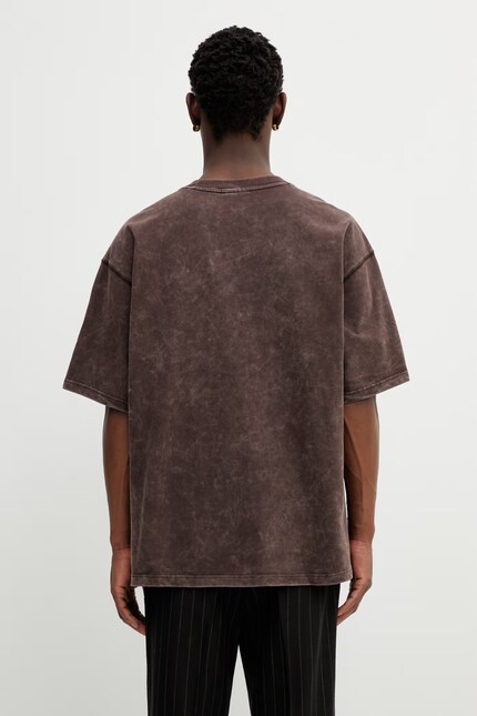 Хлопковая футболка adidas Originals Equipment Tee цвет коричневый