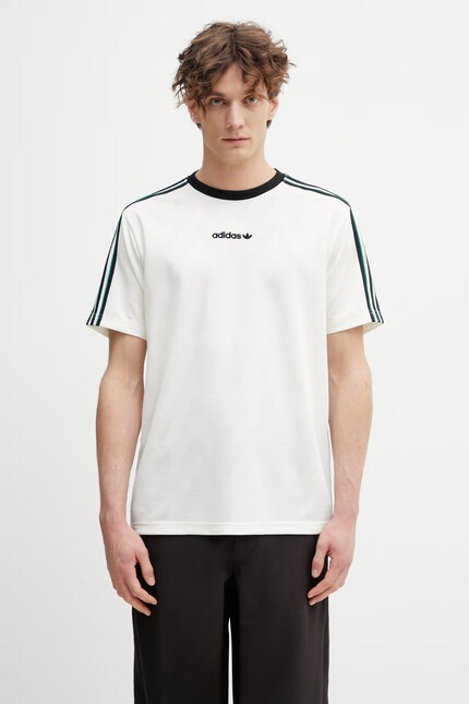 Футболка adidas Originals цвет бежевый с аппликацией KE2139 на PRM