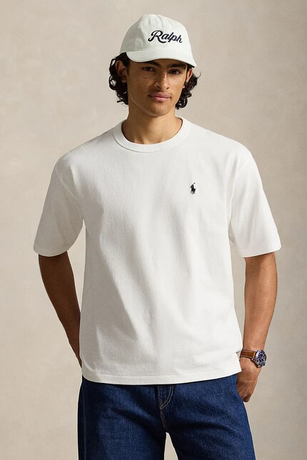 Polo Ralph Lauren oversize t-shirt cotton men's white 710A12979 at