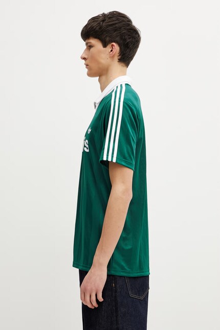 adidas Originals polo shirt JSY green color with an application