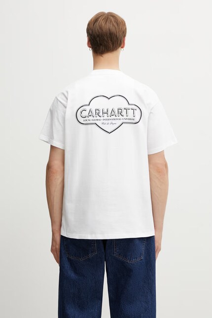 Carhartt WIP S/S Cloud Heart T-Shirt t-shirt cotton Men's white