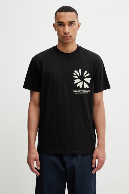 Carhartt WIP S/S Compy T-Shirt t-shirt cotton men's black I036218