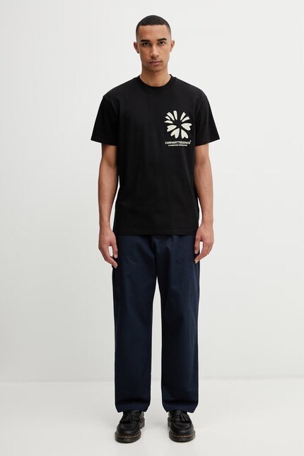 Carhartt WIP S/S Compy T-Shirt t-shirt cotton men's black I036218