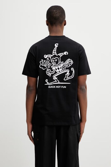 Carhartt WIP S/S Harlequin BBQ T-Shirt cotton Men's black I036245