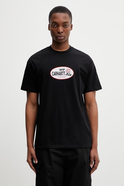 Carhartt WIP S/S Harlequin BBQ T-Shirt cotton Men's black I036245