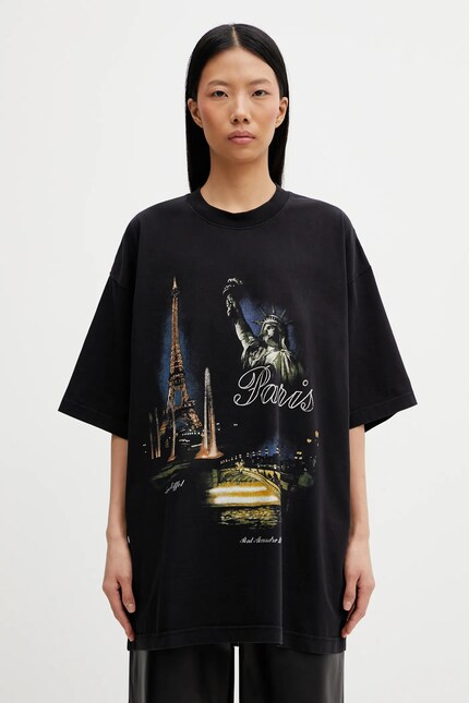 VETEMENTS cotton t-shirt Paris Tourist PRM EU
